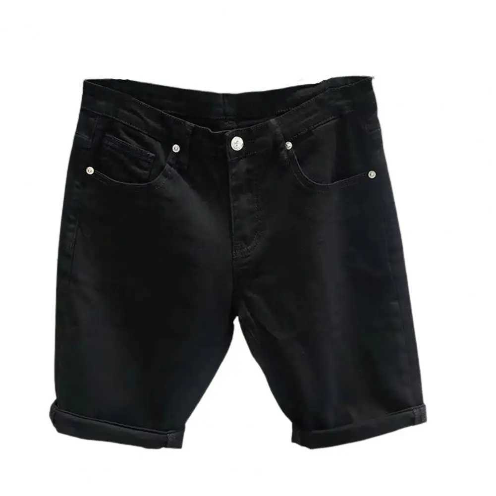 Mens Jeans shorts 2022 Summer Denim short Pants Slim Straight Regular Fit Leisure Long pants Famous Jean Men HombreX240914
