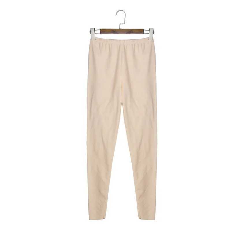 Pants Winter Leggings Women Thin Plush For Women Leggings Thermo Soild Warm Trousers Thermal Double Sided Brushed Ladies PantX240914