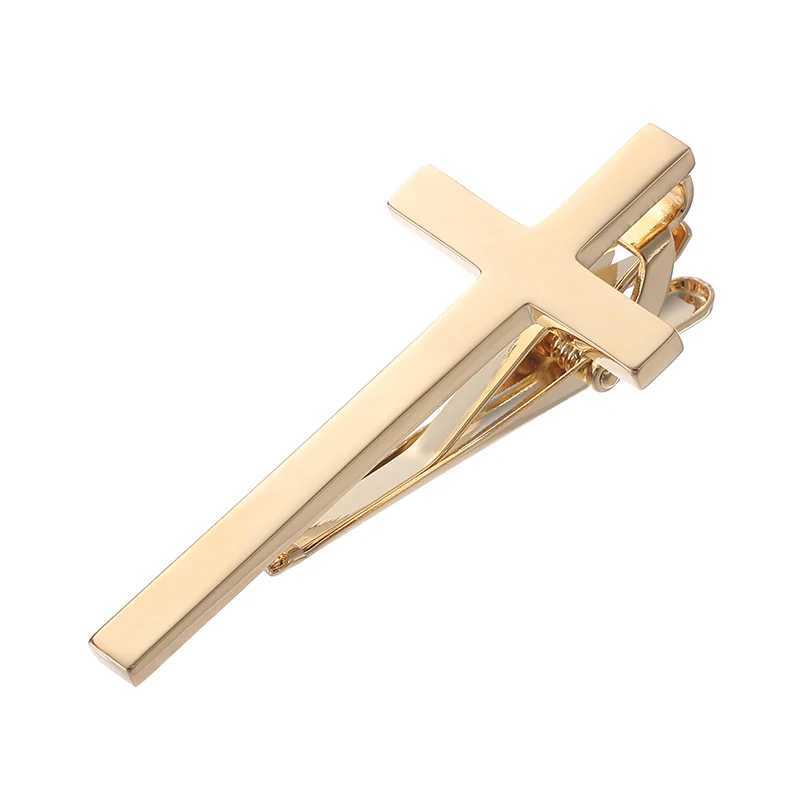 High quality Christian cross tie clip fashionable mens suit tie accessory brand clip the best choice for gift givingX240914