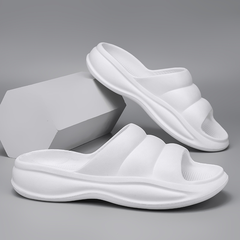Men's Home Slippers Comfortable Soft Slides Indoor Outdoor Sandals Beach Shoes Flip-flops Men Bathroom Bedroom Non-slip Slippers