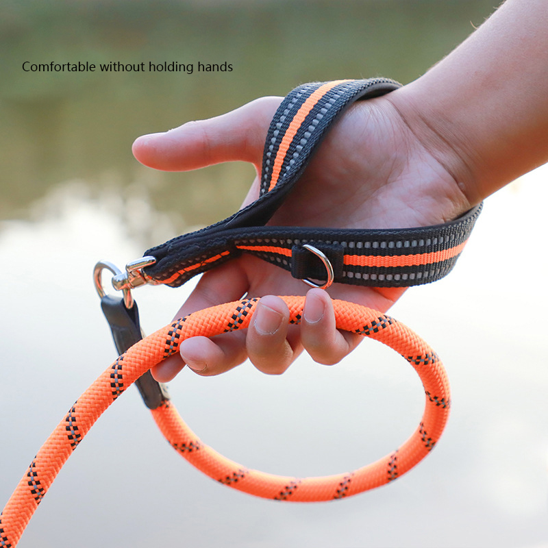 P Chain Dog Leash ,large Pet One-piece Reflective Leash Anti-winding for Medium Large Dog Training and Dog Walking Pet Supplies