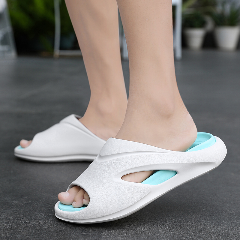 Fashion New Men Slippers Indoor Outdoor Sandals Beach Design Thick Soft Bottom Slides Men Casual Shoes Flip-flops Home Slippers