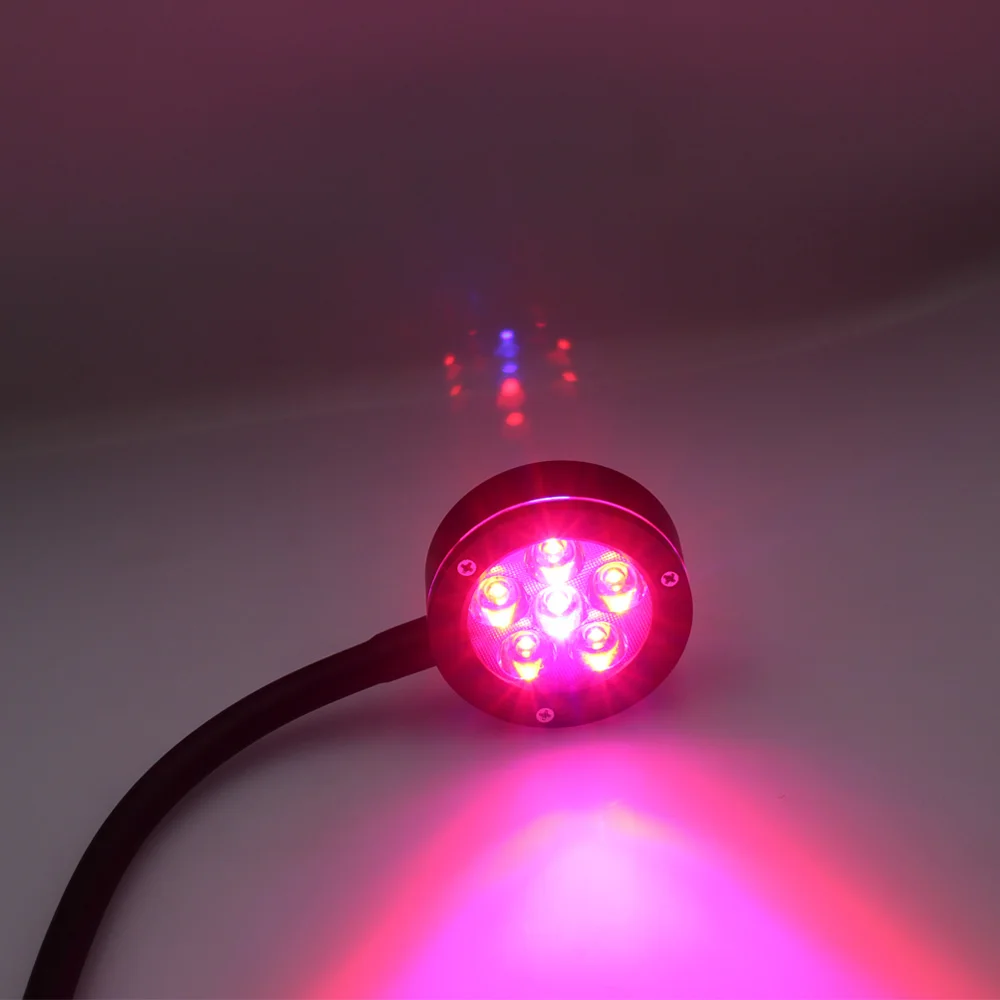 Clip on 18W Pico Refugium LED Full Spectrum AdjustabAlgae Tank Light For Marine Corals Reef Aquarium Filter with 8/10/12H timer