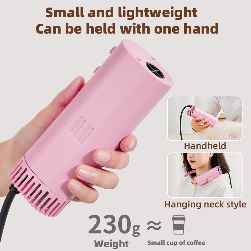 Ddmysat High Power Silent Blowing Artifact Large Small Pet Hair Dryer Neck Water Blower Special For Dogs