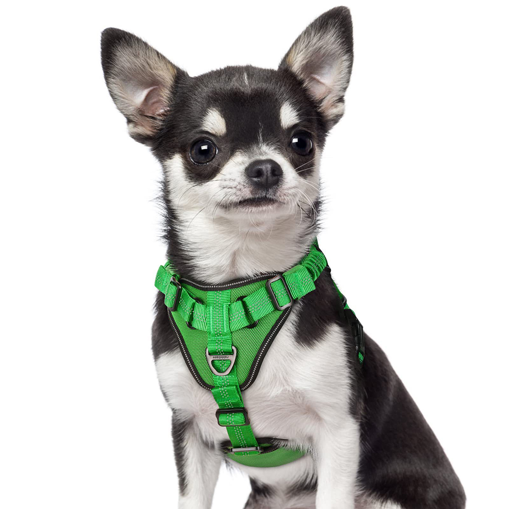 Dog Harness Elastic Breathable Dog Harness Explosion-proof Punch Medium & Large Dog Chest Harness with Thickened Control Handle