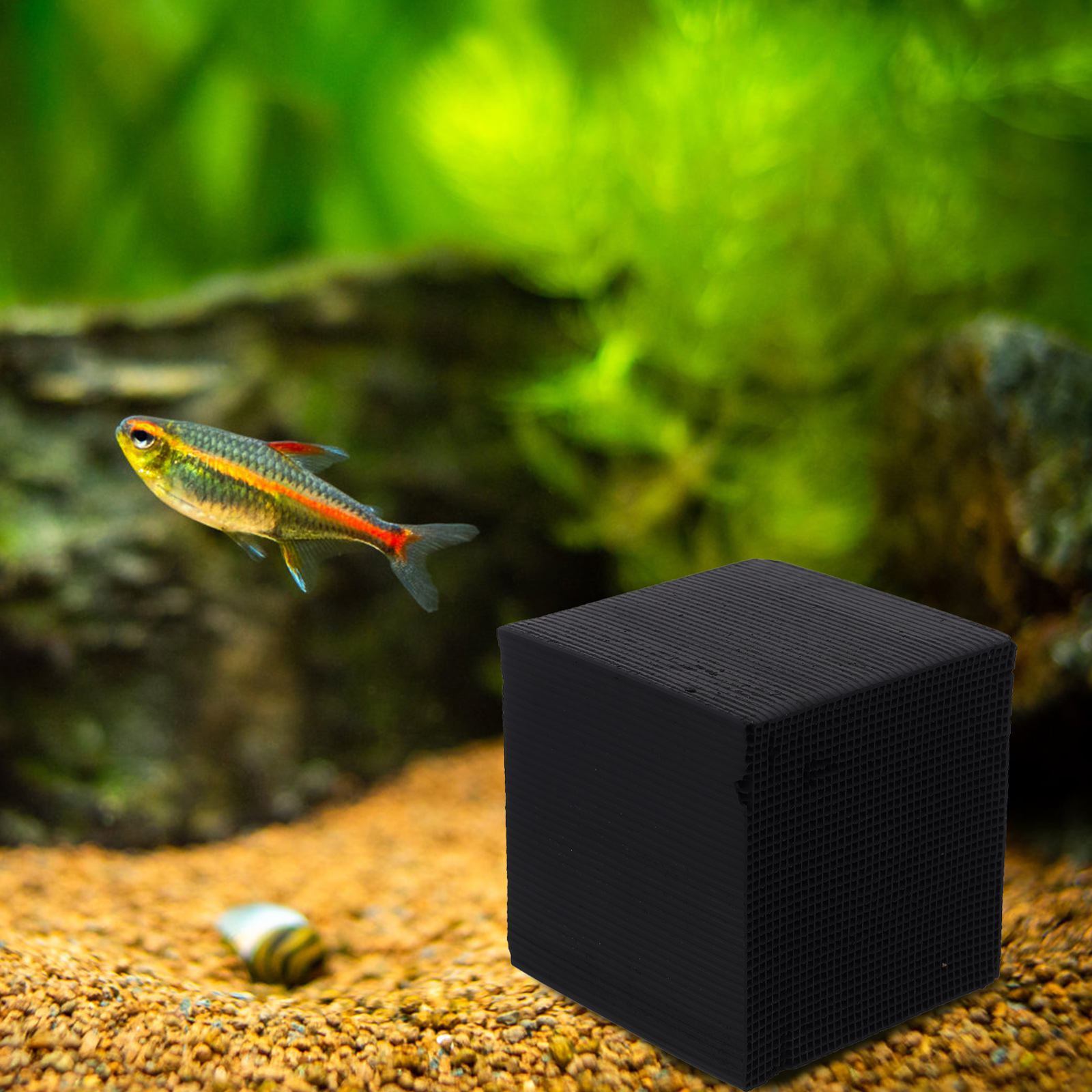 Fish Tank Water Purification Cube Aquarium Tool Purifier Active Household Quality Activated Carbon Cleaner Filter