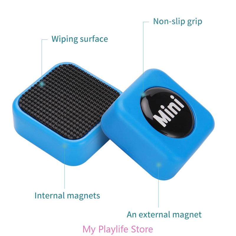 Magnetic Algaes Scrapers Small Fish Tank Aquarium Glass Cleaner Scrubber Mini Cleaning Brush Scratch-Free Non-Slip