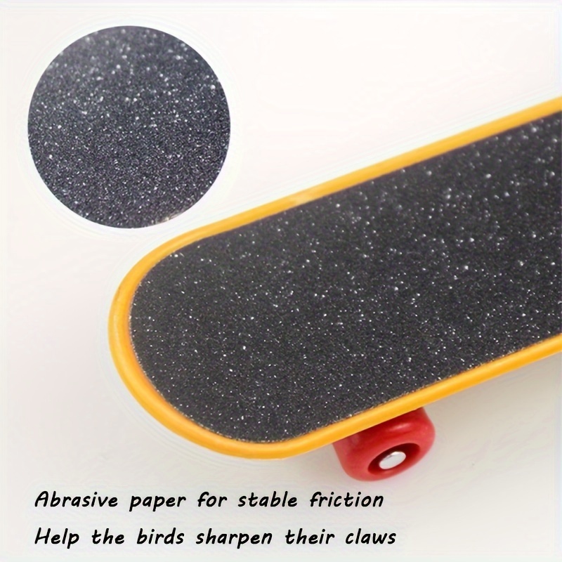 1pc/2pcs Bird Toys, Parrot Skateboard Toy, Training Props, BirdEducational Toys, Special Supplies For Cockatiel Peony