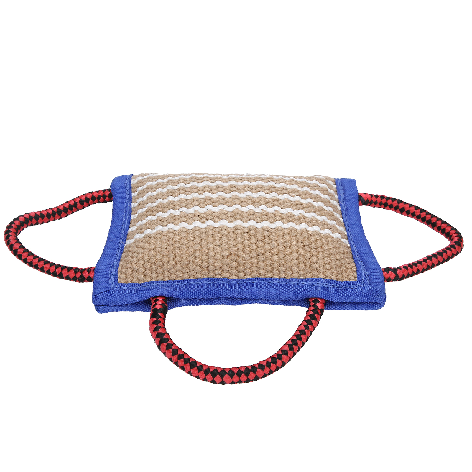 Linen Pet Teeth Cleaning Bag Chewing Biting Interactive Training Bite Toy For Dog