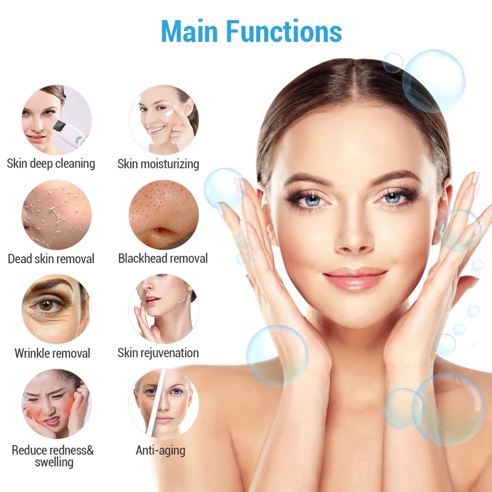 14 IN1 machine Multifunction Beauty Salon Equipments Big Screen Microdermabrasion Facial Skin Care
