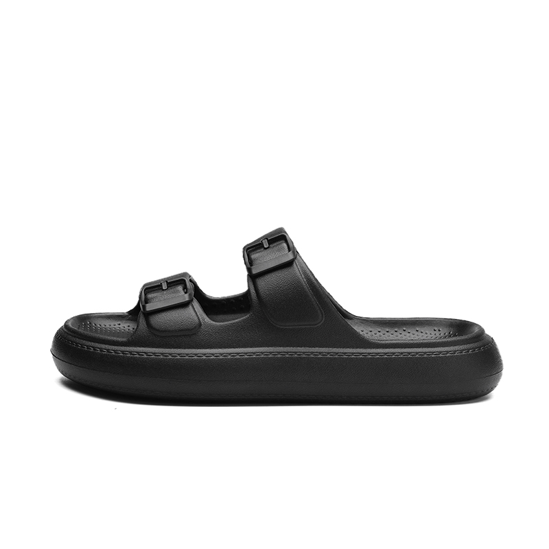 Summer Men Slippers Fashion Buckle Outdoor Beach Sandals Thick Soft Sole Indoor Slides Men Casual Shoes Flip-flops Slippers