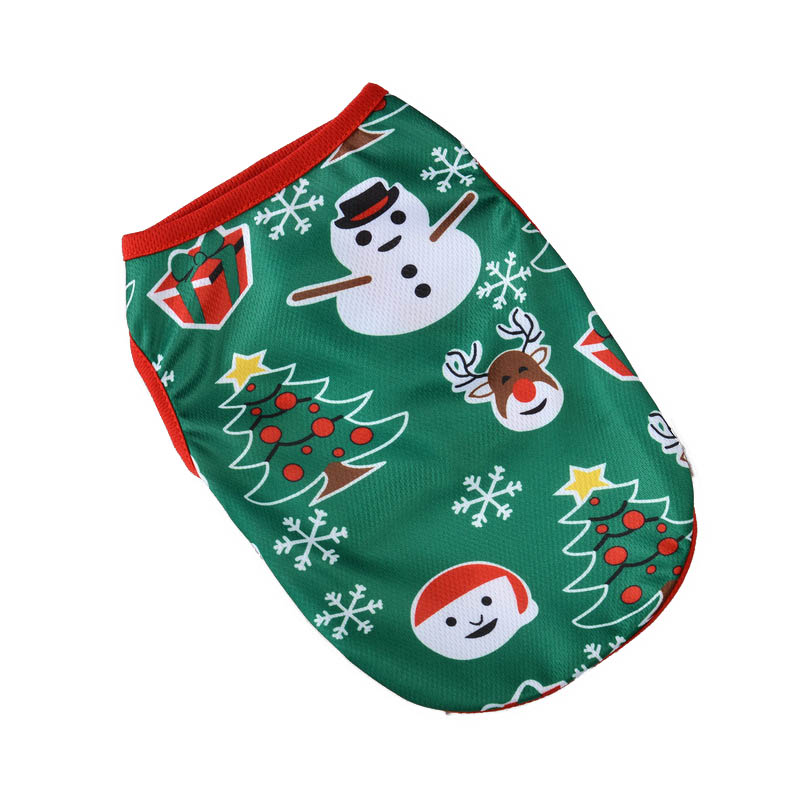 Christmas Dog Clothes Pet Clothing For Small Medium Dogs New Year Puppy Vest Shirt Christmas Chihuahua Poodle Clothes