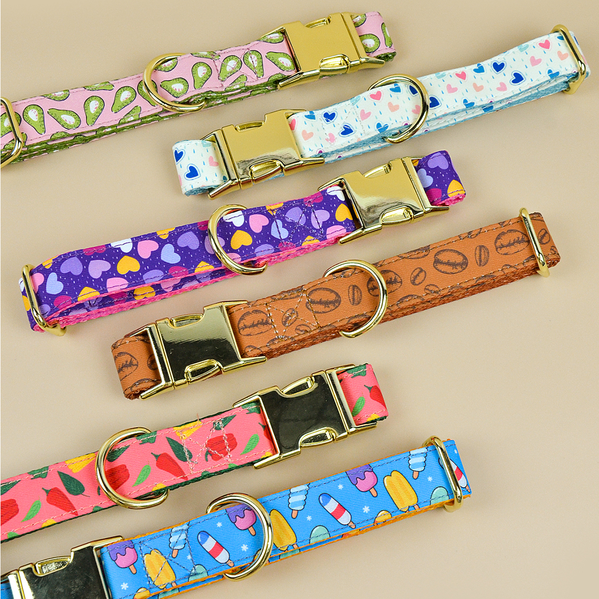 MIDEPET Low MOQ 2024 Popular Luxury Designer Custom Good Pet Dog Necklace Collar For Small Medium Large Dogs