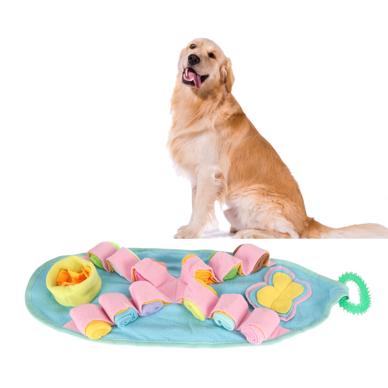 Dog Sniffing Mat Slow Feeding Interactive Dog Foraging Mat Pet Training Sniffing Feeding Pad For Small And Medium Dogs