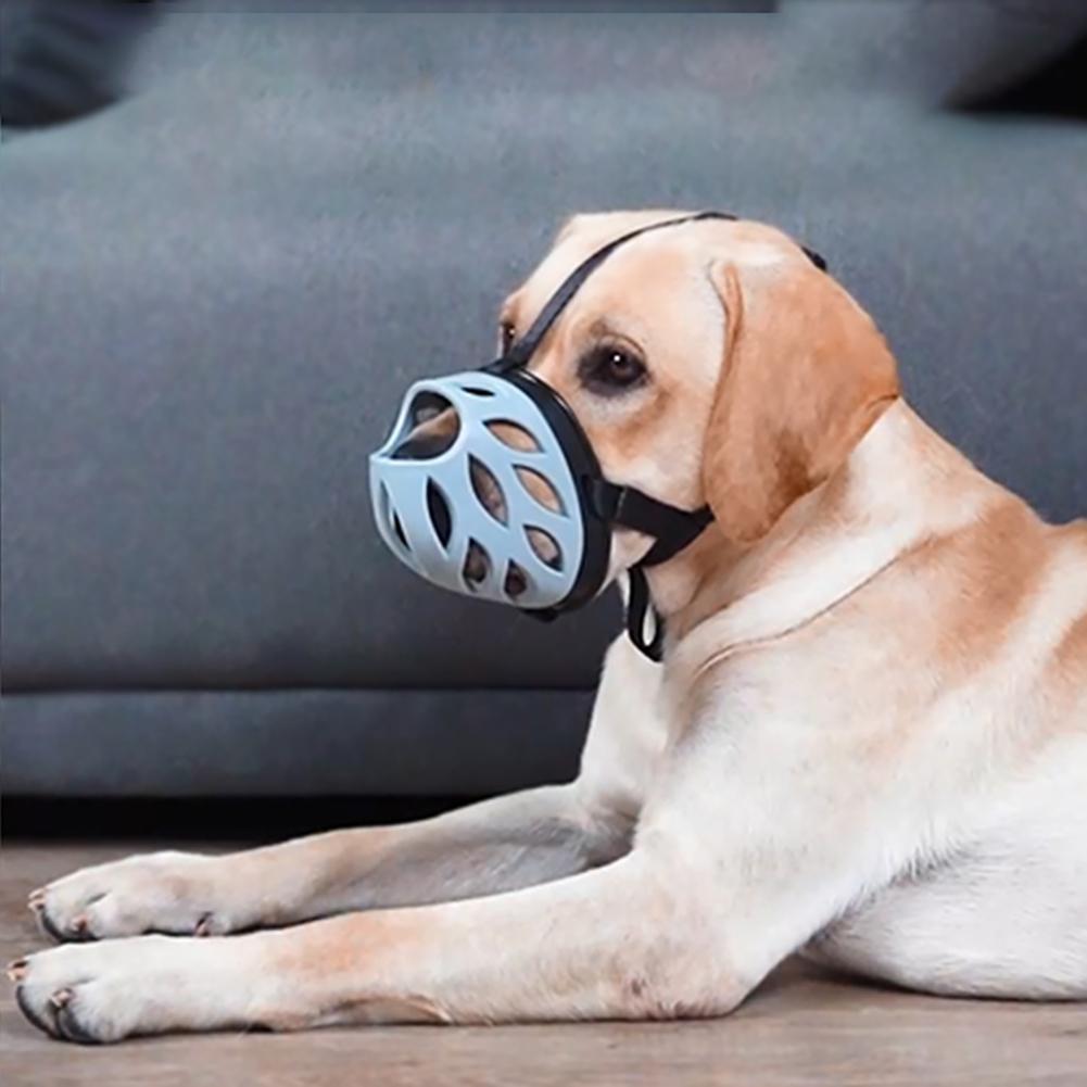 Pet Dog Muzzle Anti-bite Anti-barking Breathable Basket Mouth Mask For Small Medium Large Dogs