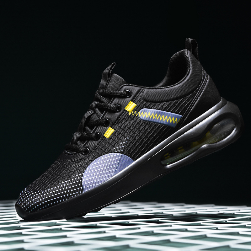 Lightweight Air Cushion Sneakers for Men Soft Comfortable Sole Mesh Breathable Summer Casual Shoes Couples Big Size 36-46