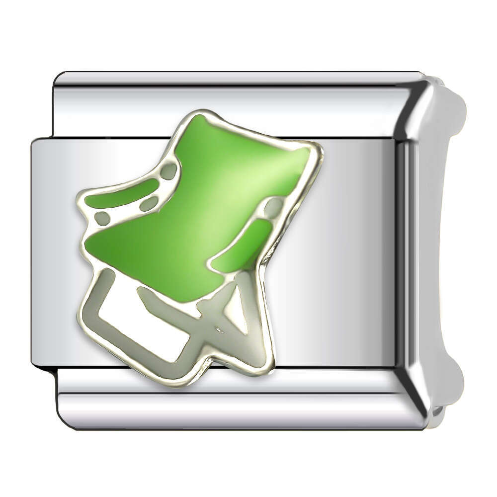 New Women's Gift Outdoor chairs Bead Italian Charms Links Bangle Beads Fit 9mm Stainless Steel Bracelet Making DIY For Women Fashion Jewelry