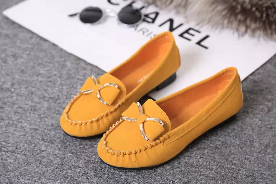 Women's Flat Fashion Casual Lofers Ladies Elegant Butterfly-Knot Comfortable Women Soft Classic Office Shoes 4e4e