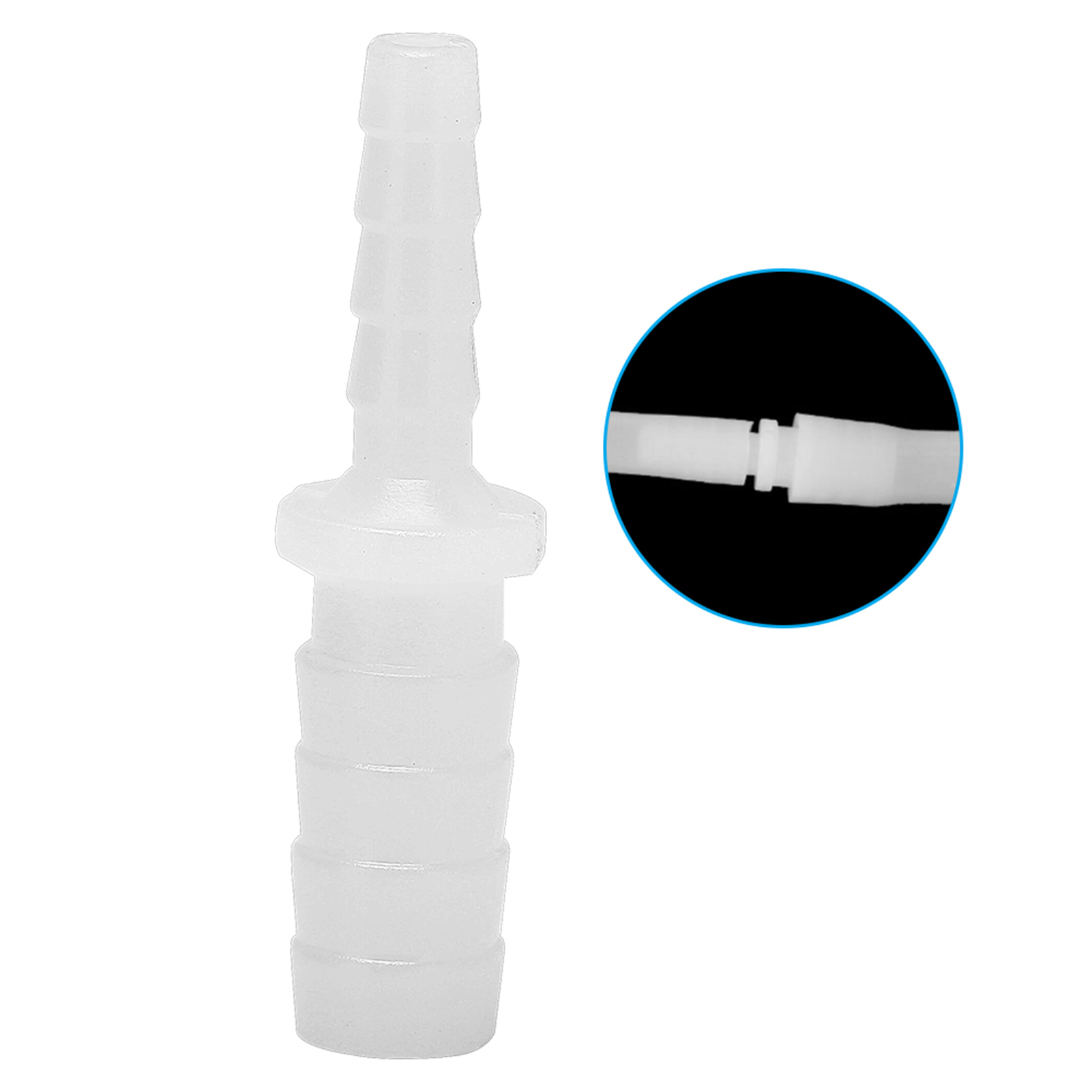 2-Way Straight Aquarium Water Pipe Adapter, Fish Tank Fittings, Joint Connector, 20Pcs