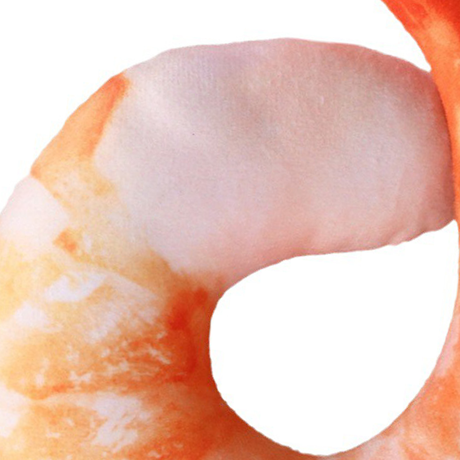 Plush Squeaky Toy for Boredom and Anxiety Relief, 3D Simulation, Shrimp Meat, Bite Resistant, Stuffed Dog