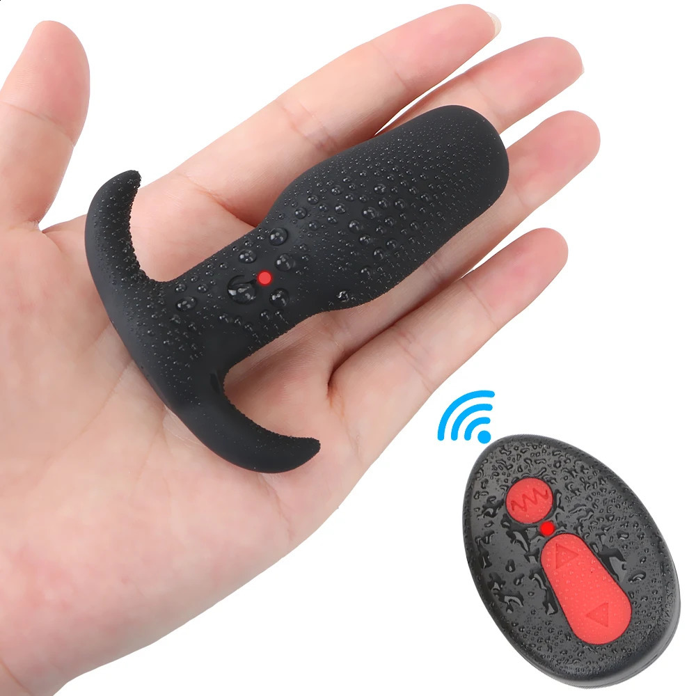 Vibrating Butt Plugs Dildo Vibrator G-spot Wireless Remote Control Anal Plug Stimulator Prostate Massage Sex Toys For ManWoman 240914