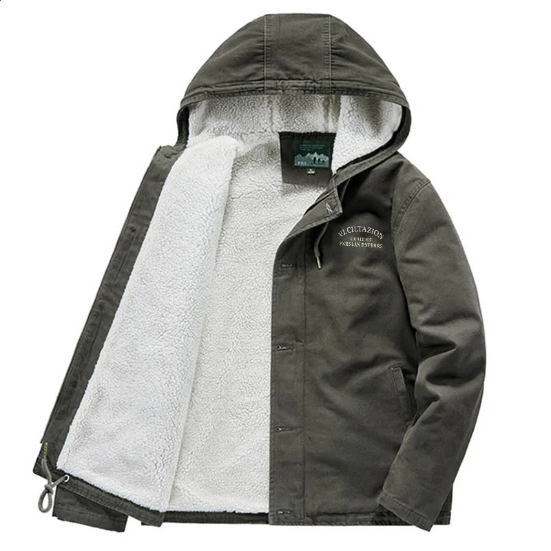 Parkas mens motorcycle jacket winter mens clothing mens Anorak mountain coat mens clothing 240905