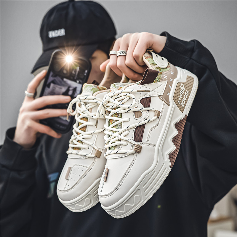 Mens 2024 Running Breathable Skateboard Shoes Chunky Comfy Soft Casual Sneakers Men Tenis Mascuo Footwear Male 0348