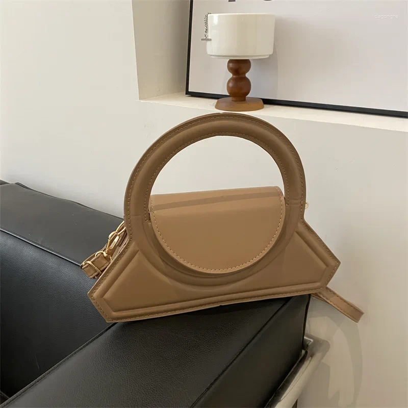 3 Totes Bao Fashion Handbag 2024 Spring Foreign Solid Color Shoulder Crossbody Bag Small Square Women 4