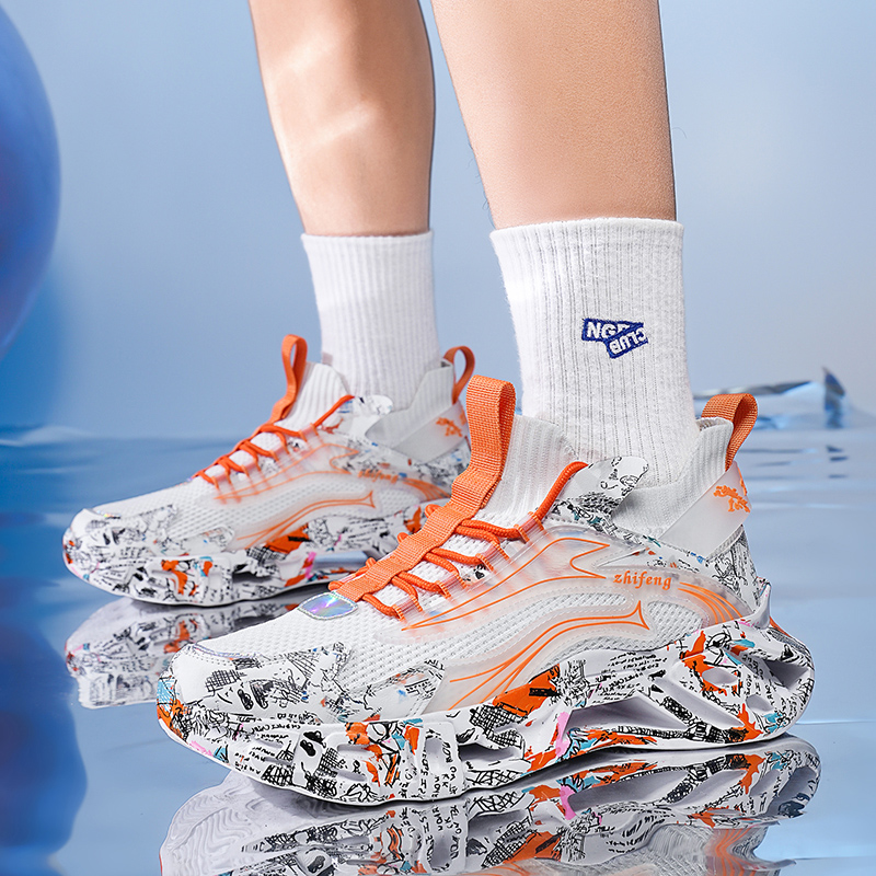 Marathon Shoes Men Casual Sneakers Blade Luxury Chunky Shoes Lightweight Comfortable Trainers Sneakers Tennis Male Footwear