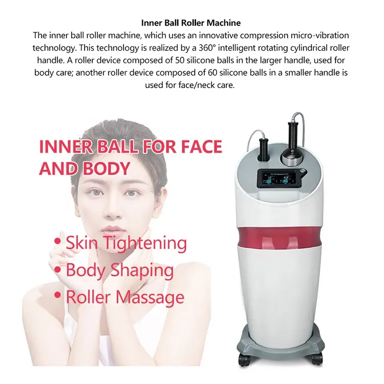 8D Inner Ball Endo Roller Body Shaping Slimming Face Rolling Massage Body Sculpting Cellulite Reduction Body Slimming Machine