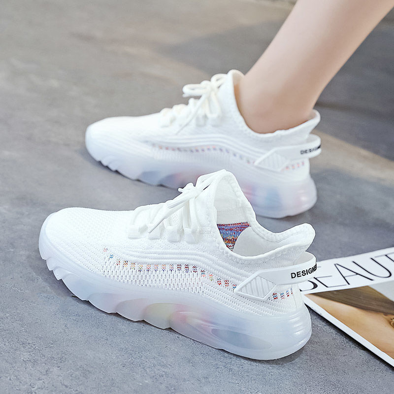 Women's Fashion Platform Sport Female Autumn New Breathable Outdoor Running Sneakers Lightweight Casual Tennis Shoes