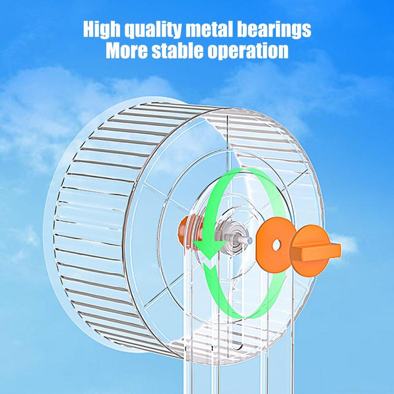 Silent Hamster Wheel Hamster Spinner Chinchilla Wheel Height Adjustable Small Animals Running Wheels Cage Accessories For