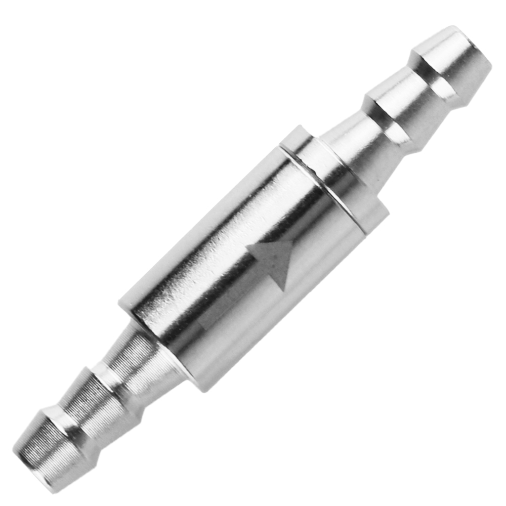 To CO2 System Diffuser 4mm Aquarium Water Valve Non Return Water Stainless Steel Check Valve Dioxide Cylinder For CO2 equipment