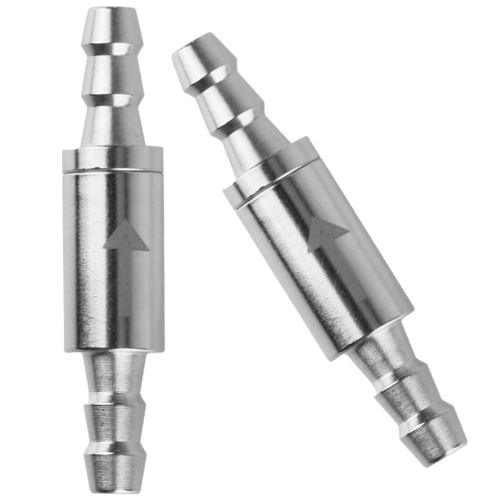 To CO2 System Diffuser 4mm Aquarium Water Valve Non Return Water Stainless Steel Check Valve Dioxide Cylinder For CO2 equipment