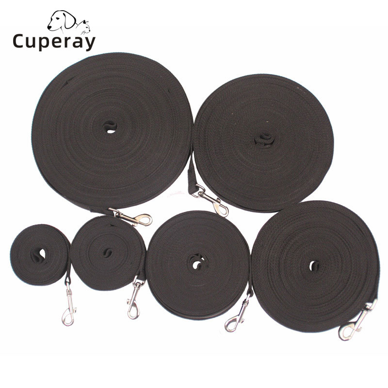 Nylon Training Dog Leash for Small Medium Large Dogs, 8M/10M/15M/20M Long Leash Dog Lead for Obedience Recall Training, Camping