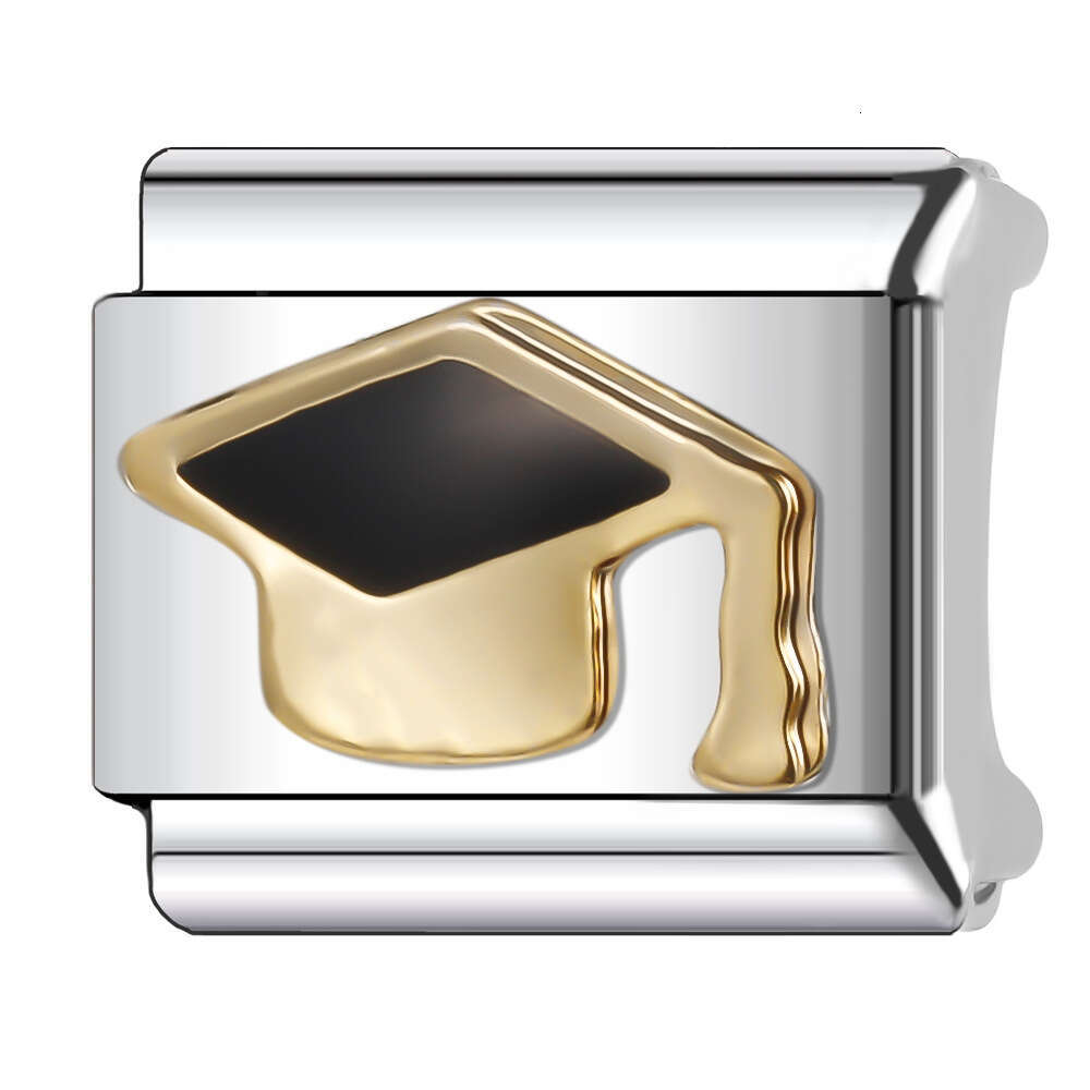 New Women's Gift I love you Bead Italian Charms Links Bangle Beads Fit 9mm Stainless Steel Bracelet Making DIY For Women Fashion Jewelry Accessor