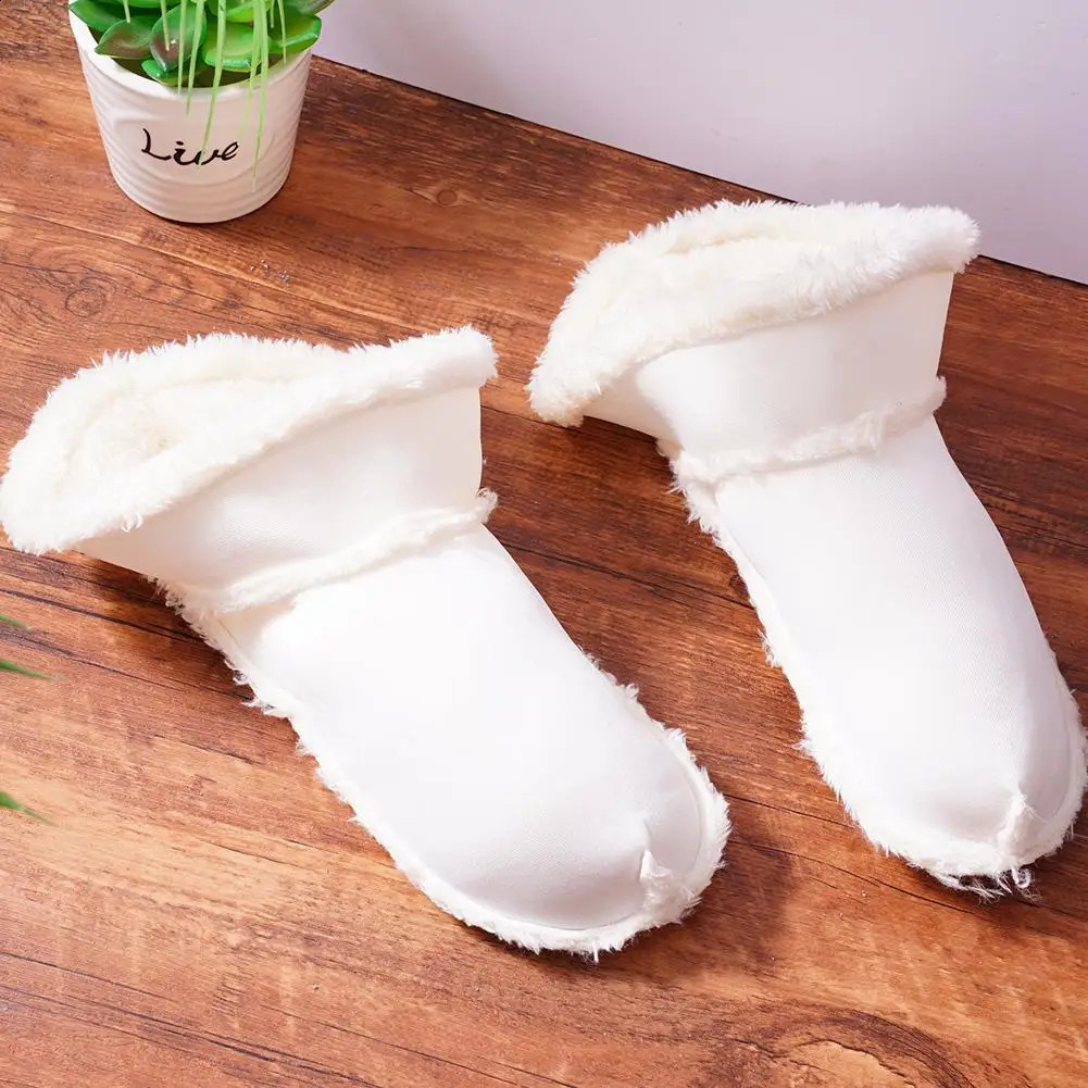 Hole Shoes Soft Plush Sleeve Cover Detachable Shoes Pad Washable Warm Fluffy Thick Insoles Replacement For Croc Slippers 240914