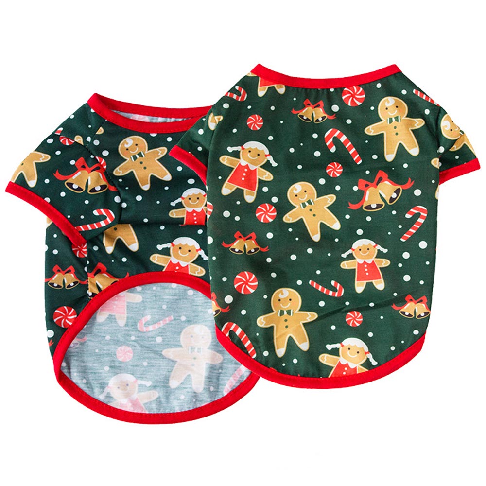 Christmas Dog Clothes Pet Clothing Vest For Small Dog Cat Puppy Outfit Cute Kitten Costume Chihuahua Puppy Teddy Dog Outfit