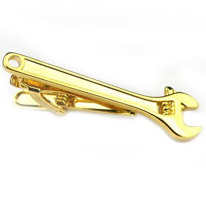 Wrench Tie Clips High-quality Copper Men Gifts Daily Suit Shirt Accessories Personality Simple Business Necktie ClipX240914
