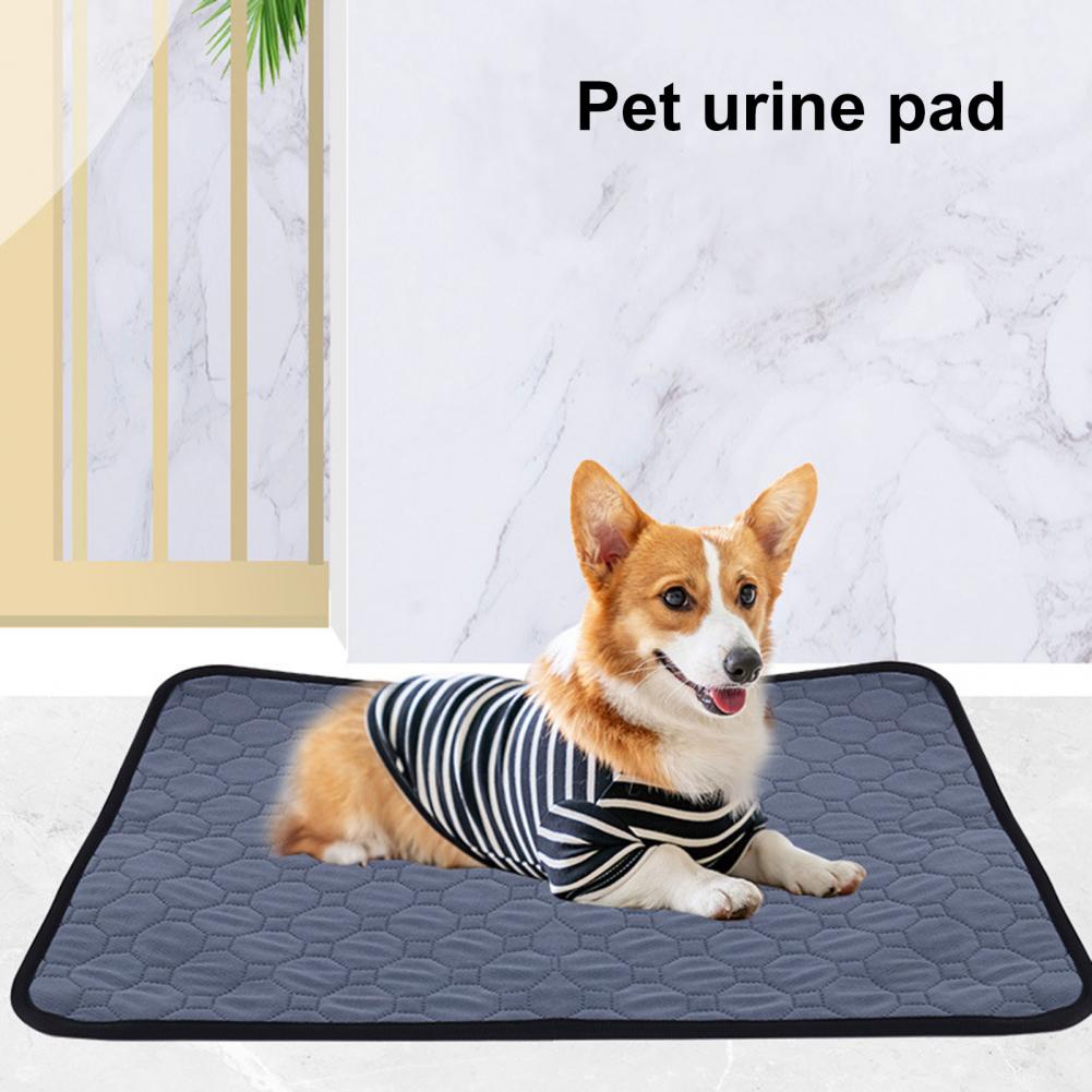 Pet Pee Pad Machine Washable Water Absorbent Anti-slip Leakproof Reusable Dog Puppy Potty Training Whelping Mat Pet Supplies