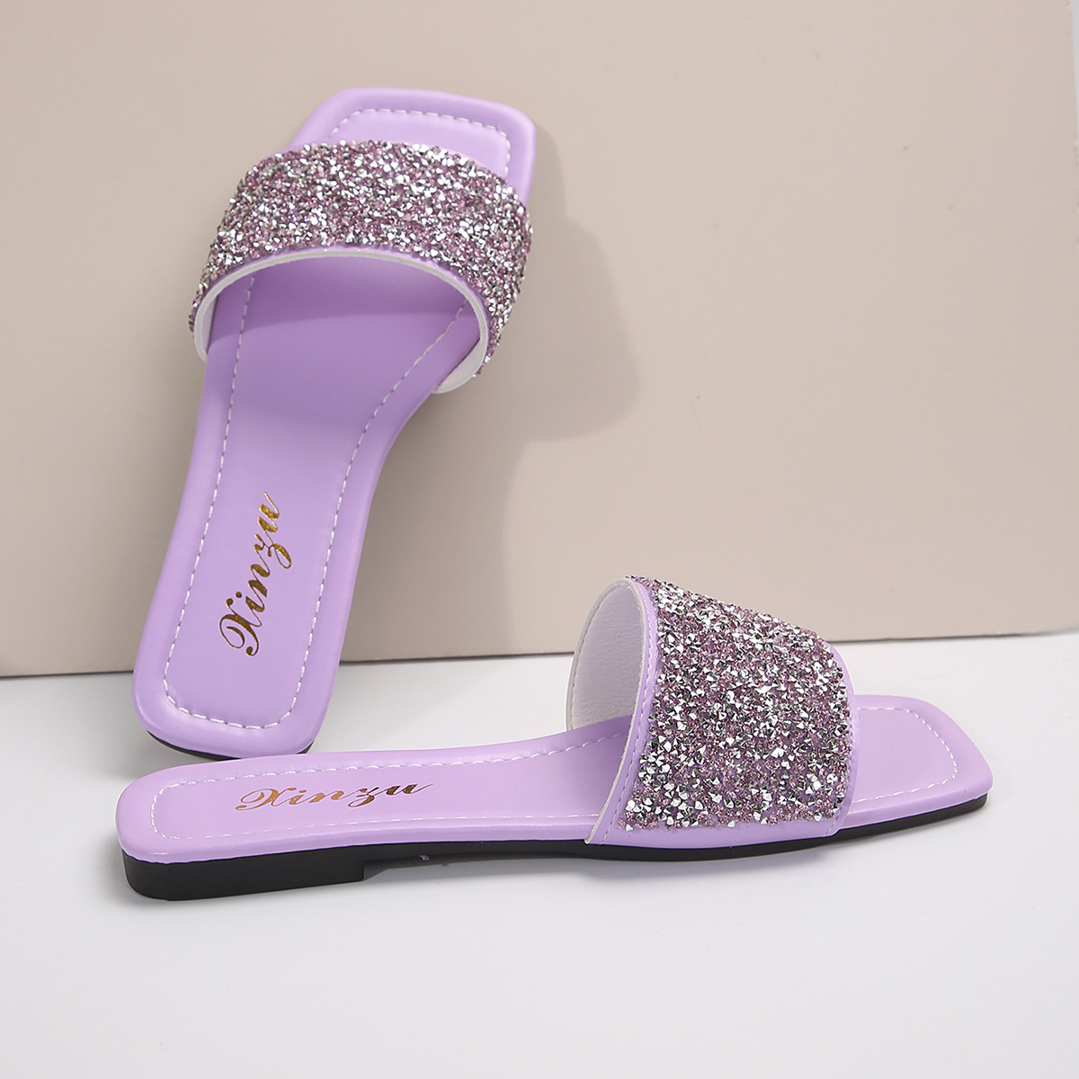 Summer Slippers Flat Shoes Women's Home Beach Floors Luxury Slides Casual Woman Summer 2024 Sandals