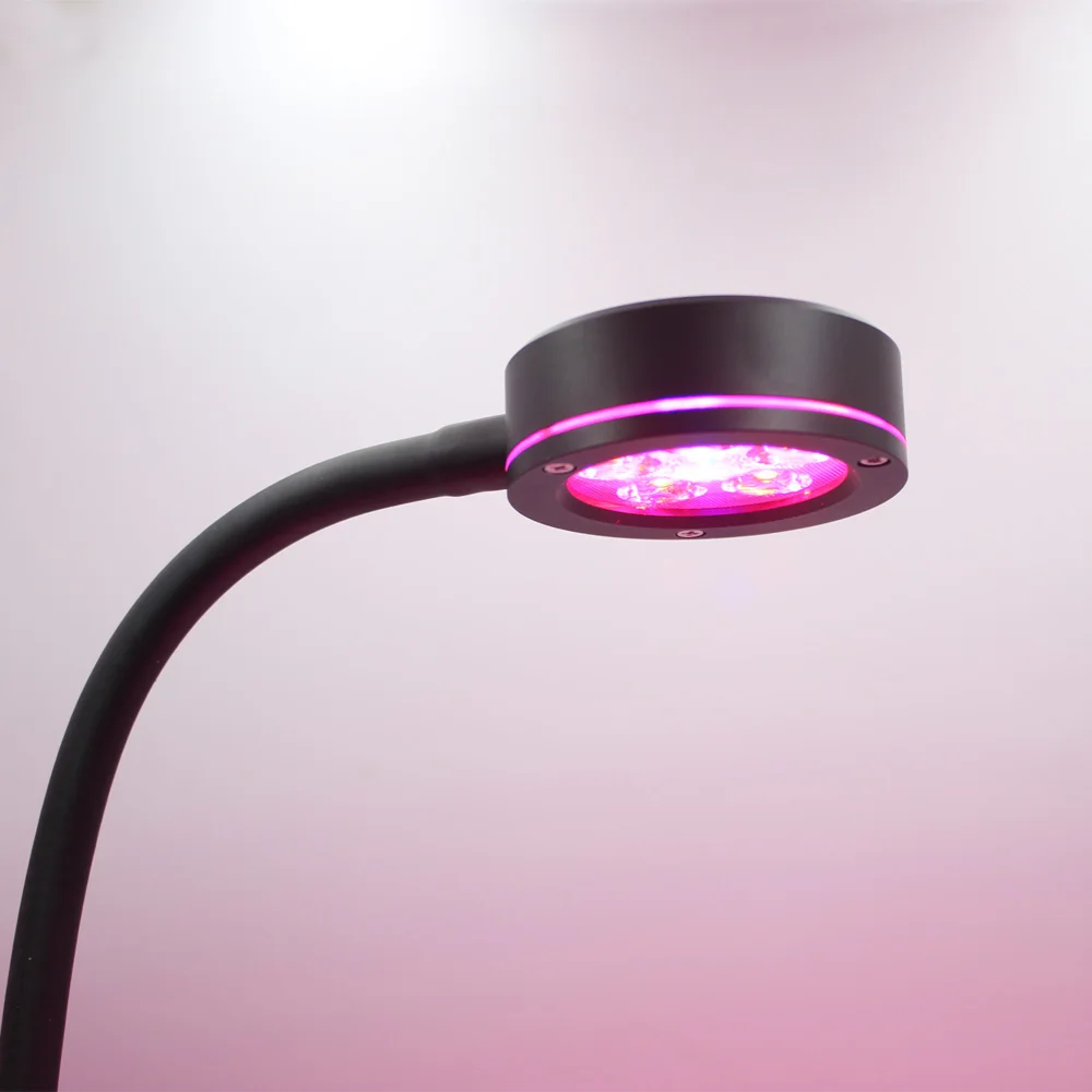 Clip on 18W Pico Refugium LED Full Spectrum AdjustabAlgae Tank Light For Marine Corals Reef Aquarium Filter with 8/10/12H timer