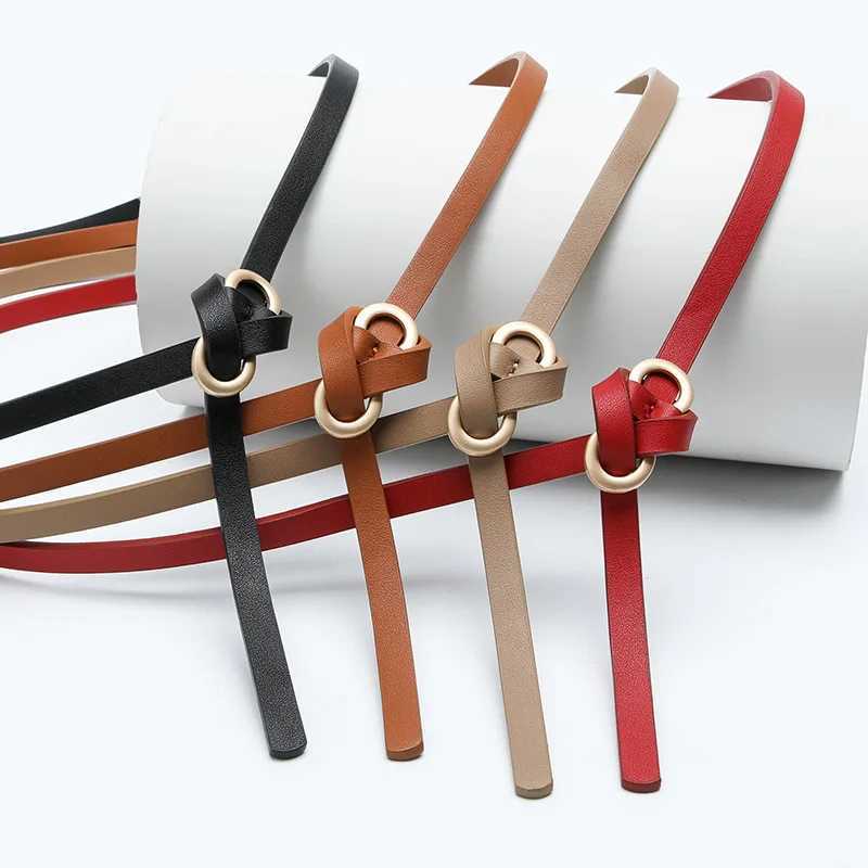 2023 New Zero Pin Casual Ladies Belt Youth Fashion Thin Belt Classic Vintage Waist Belt Jeans Dress BeltsX240914