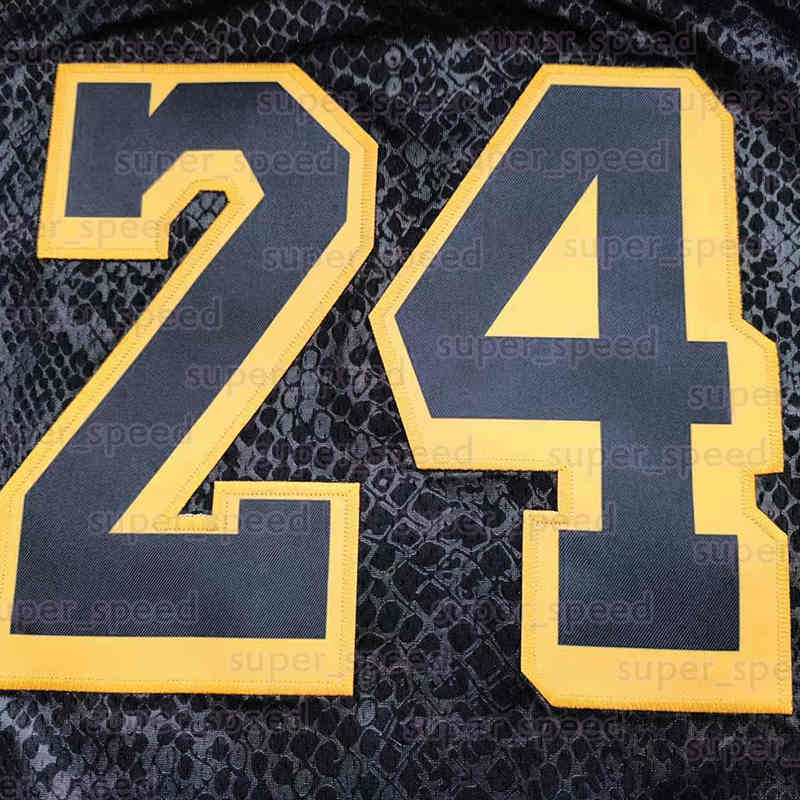 Youth Kids 8/24 Legends Black Basketball Jersey Front 8 and Back 24 Boys Sports T-Shirt Jerseys Children Clothing Embroidered