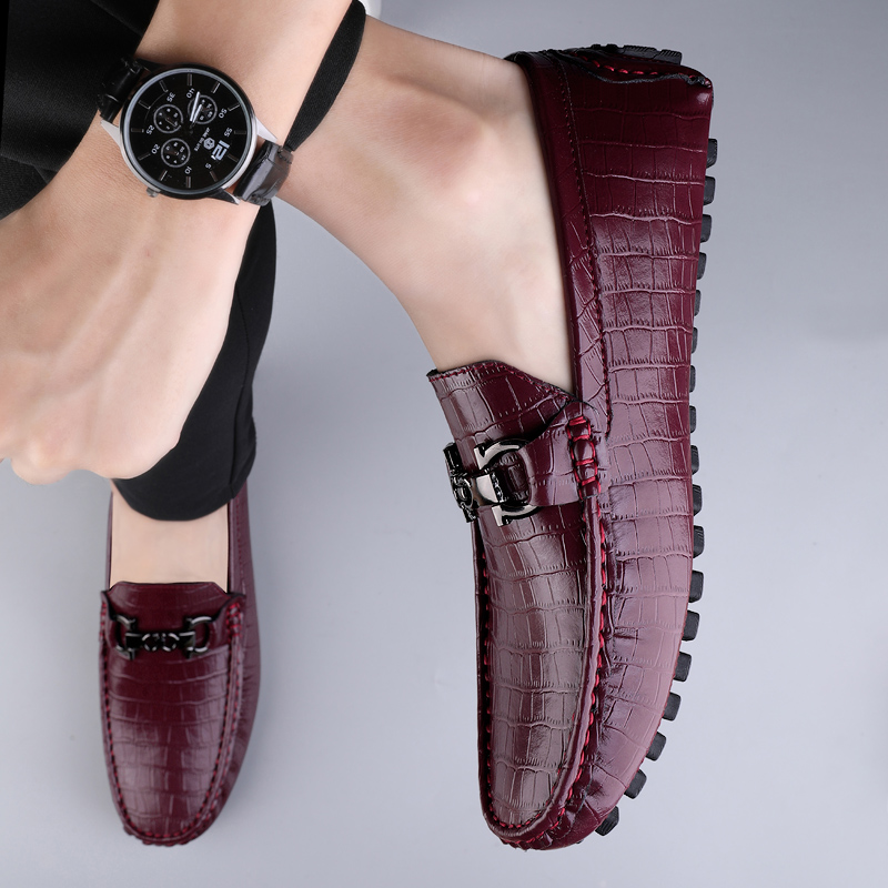 Designer 37~47 100% Calfskin Leather Dress 2023 Men's Fashion Moccasins Wedding Party Loafers Oxford Shoes for Men