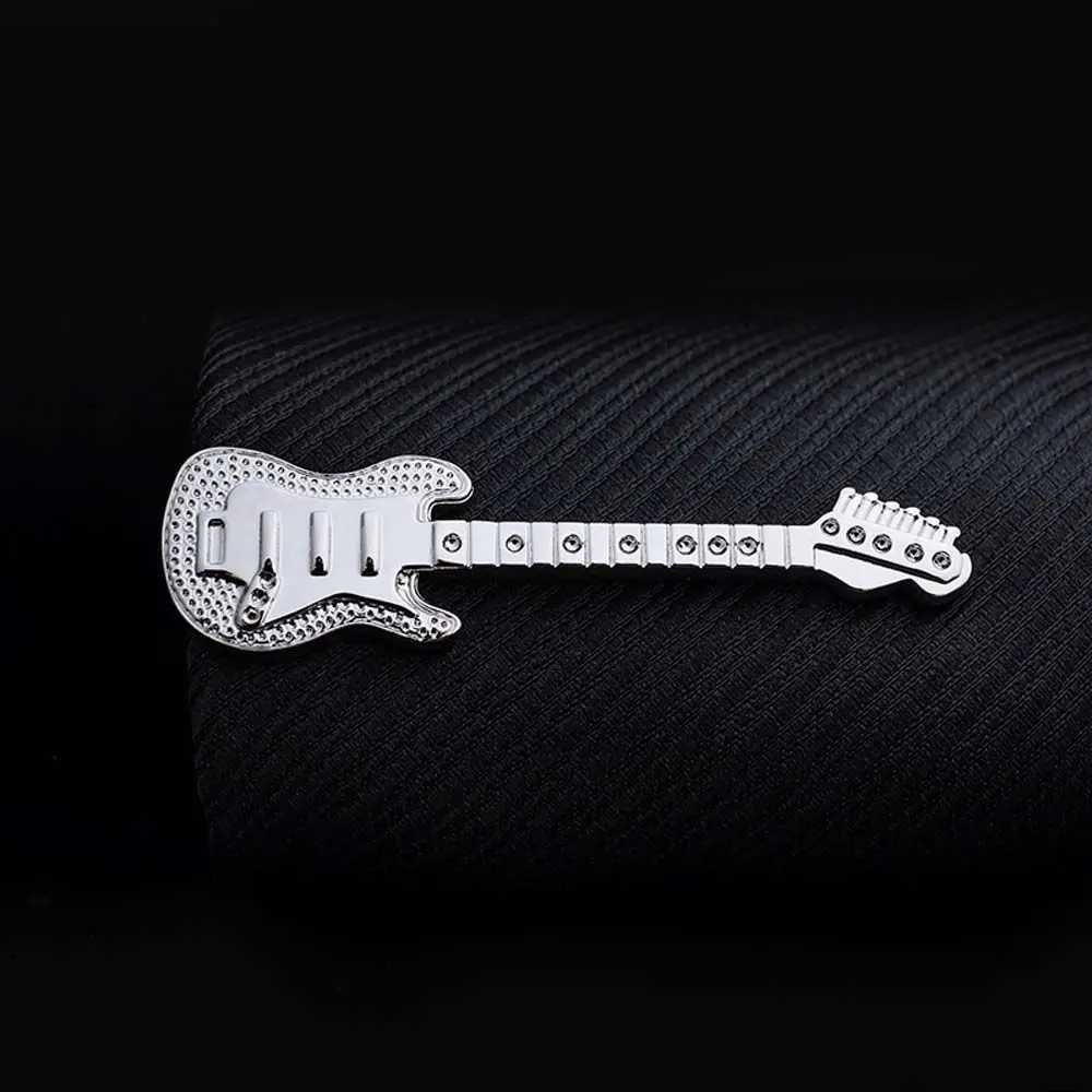 Charm Creative Wedding Gifts for Men Key Shape 1 Piece Jewelry Glasses Shape Necktie Clips Pin Tie ClipX240914