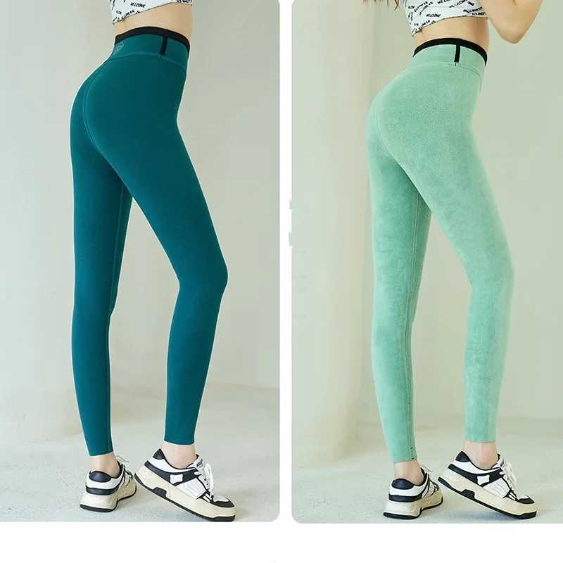 Plus Size M-5XL Fit 40-110KG Women Leggings Thick Winter Pencil Pants Fleece Lining Keep Warm Big Size Woman Clothing Yoga PantsX240914