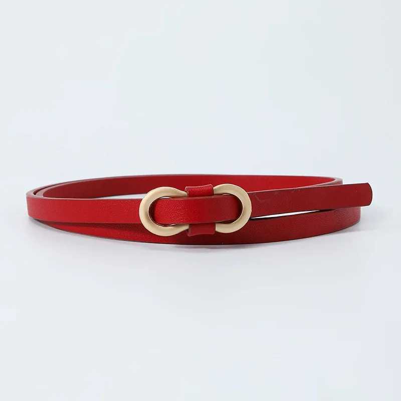 2023 New Zero Pin Casual Ladies Belt Youth Fashion Thin Belt Classic Vintage Waist Belt Jeans Dress BeltsX240914