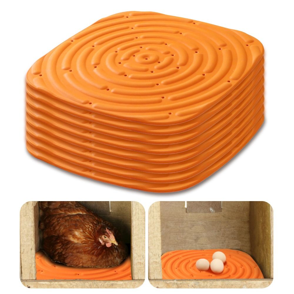 2/4pcs Reusable Chicken Nesting Pads Washable Waterproof Chicken Laying Mats Sponge Heat-resistant Chicken Bedding Mats
