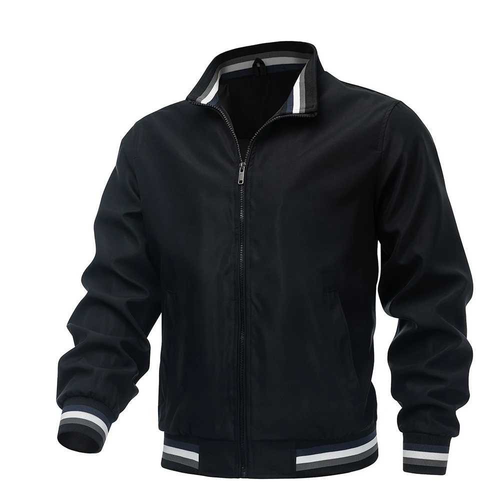 New Jackets for Men Spring Fahsion Outwears Solid Color Casual Ropa Hombre Coats Racing Windbreaker Mens Jacket Plus Size 5XL W251023